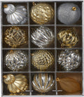 Shatterproof Christmas Ball Ornaments, 100mm, Set of 12
