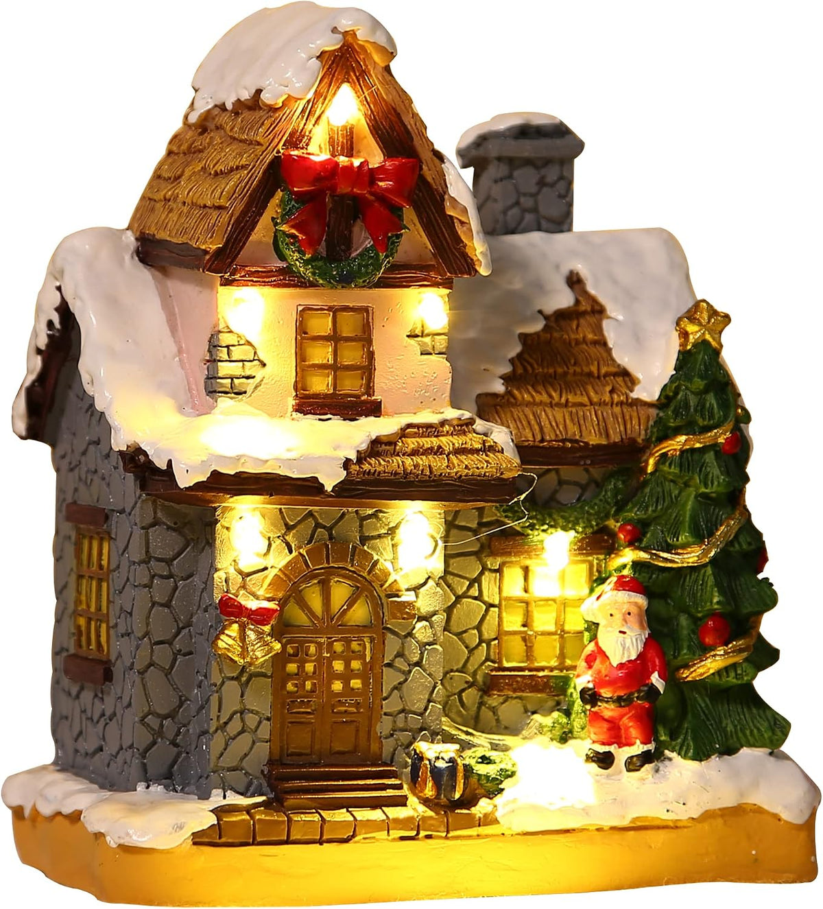 Lighted Christmas Village House