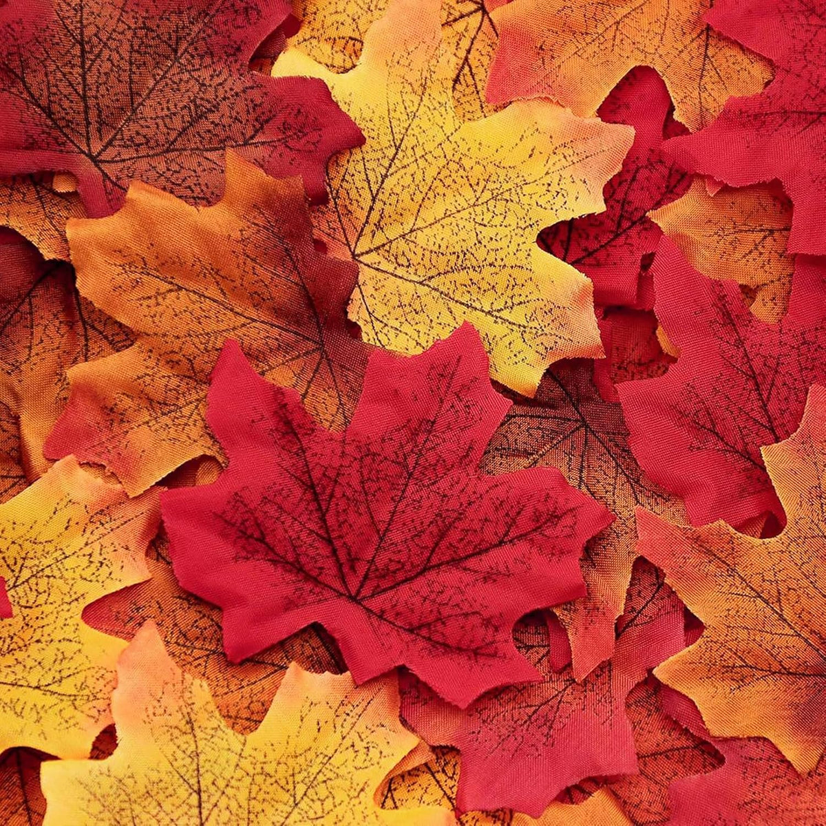 Artificial Maple Leaves for Fall Decorating (1,100 Pieces)