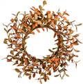 20" Eucalyptus and Berry Fall Wreath for Front Door