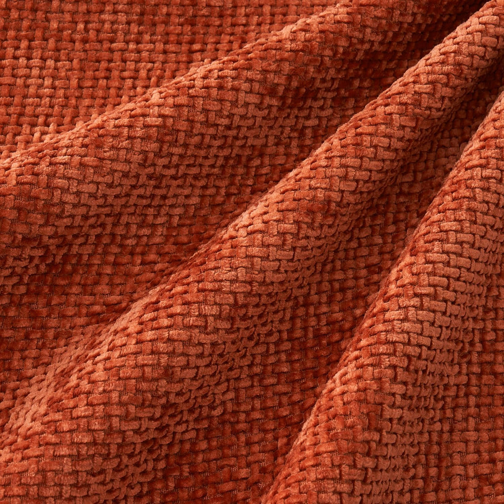 Decorative Chenille Fall Pillow Covers Burnt Orange 16X16 Pack of 4