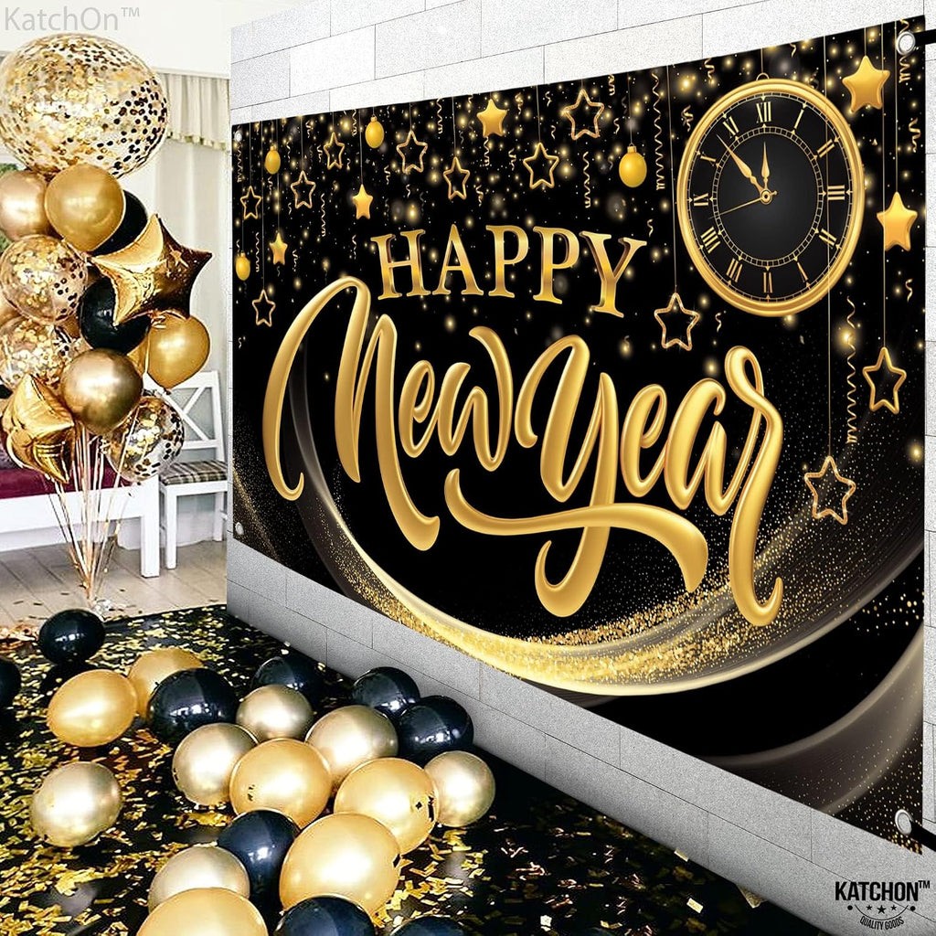 Happy New Year Banner 72X44 Inch