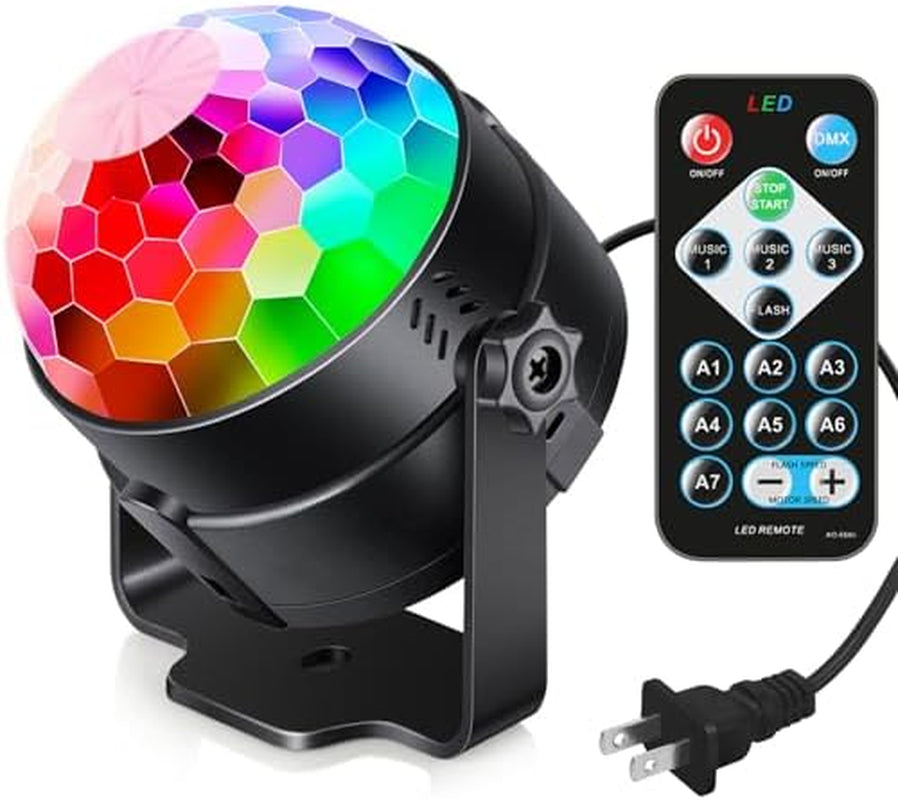 Sound-Activated Disco Party Light with Remote