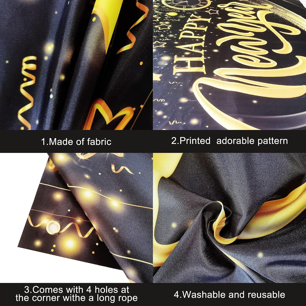 Happy New Year Banner 72X44 Inch