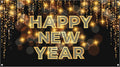 Extra-Large Happy New Year Backdrop Banner, 72 x 44 Inch