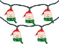 Snowman Head Christmas Light Set, 10 Count, 7.5 ft
