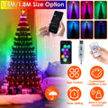 Collapsible Lighted Christmas Tree with Remote & App Control