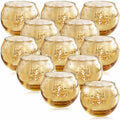 Gold Mercury Glass Votive Candle Holders (Set of 12)