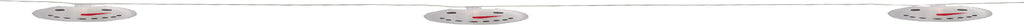 Snowman Paper Lantern Christmas Lights - Clear - 8.5' White Wire - 10Ct
