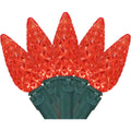Red LED Faceted C6 Christmas Lights, 70 Count, 23 ft