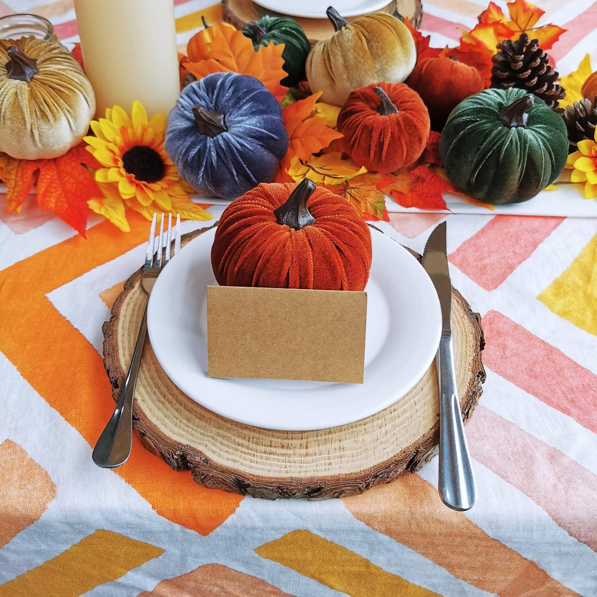 16 Pcs Assorted Small Faux Rustic Harvest Velvet Pumpkins Decorative Rust Orange Gold Olive Gray Fabric Pumpkins Foam Pumpkins Farmhouse Fall Thanksgiving Halloween Table Centerpiece Decor